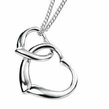 seP2723 (Silver Interlocking Hearts Pendant)