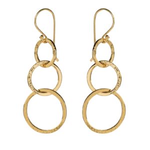 22 carat gold plated earrings