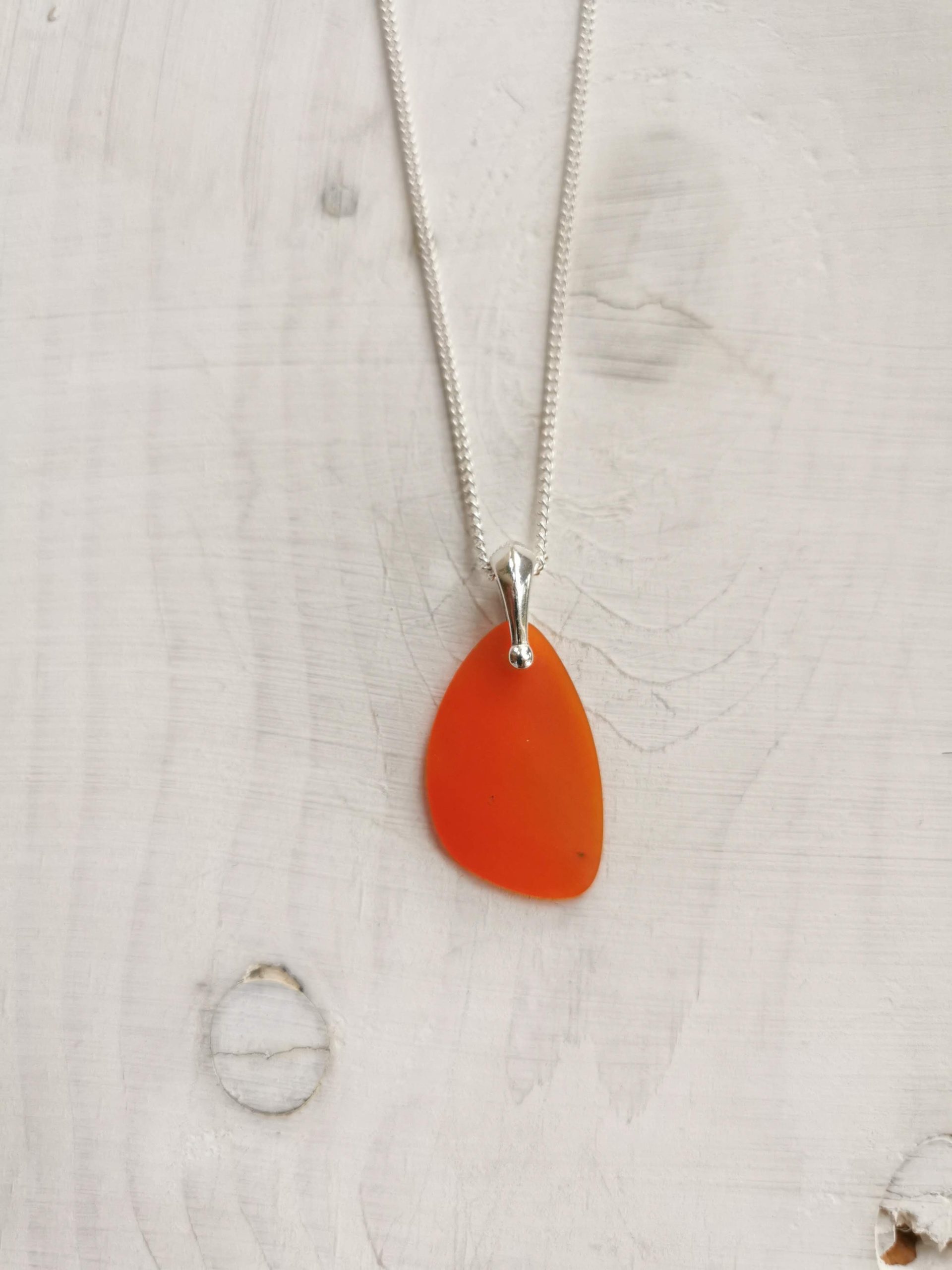Cultured Seaglass Pendant Necklace - Image 3