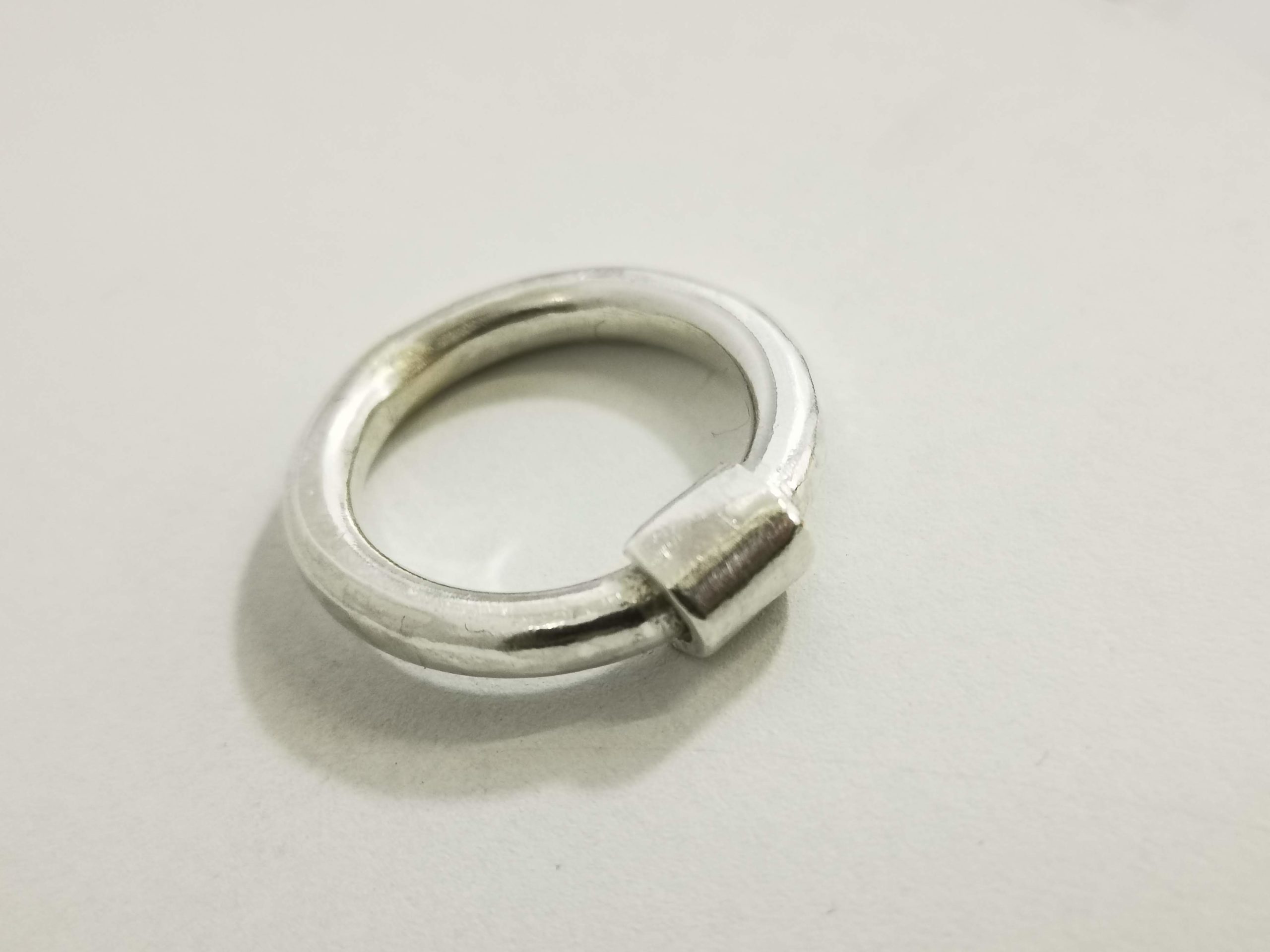Sterling Silver Unisex Chunky Ring - Image 4