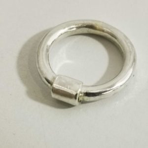 Sterling Silver Unisex Chunky Ring