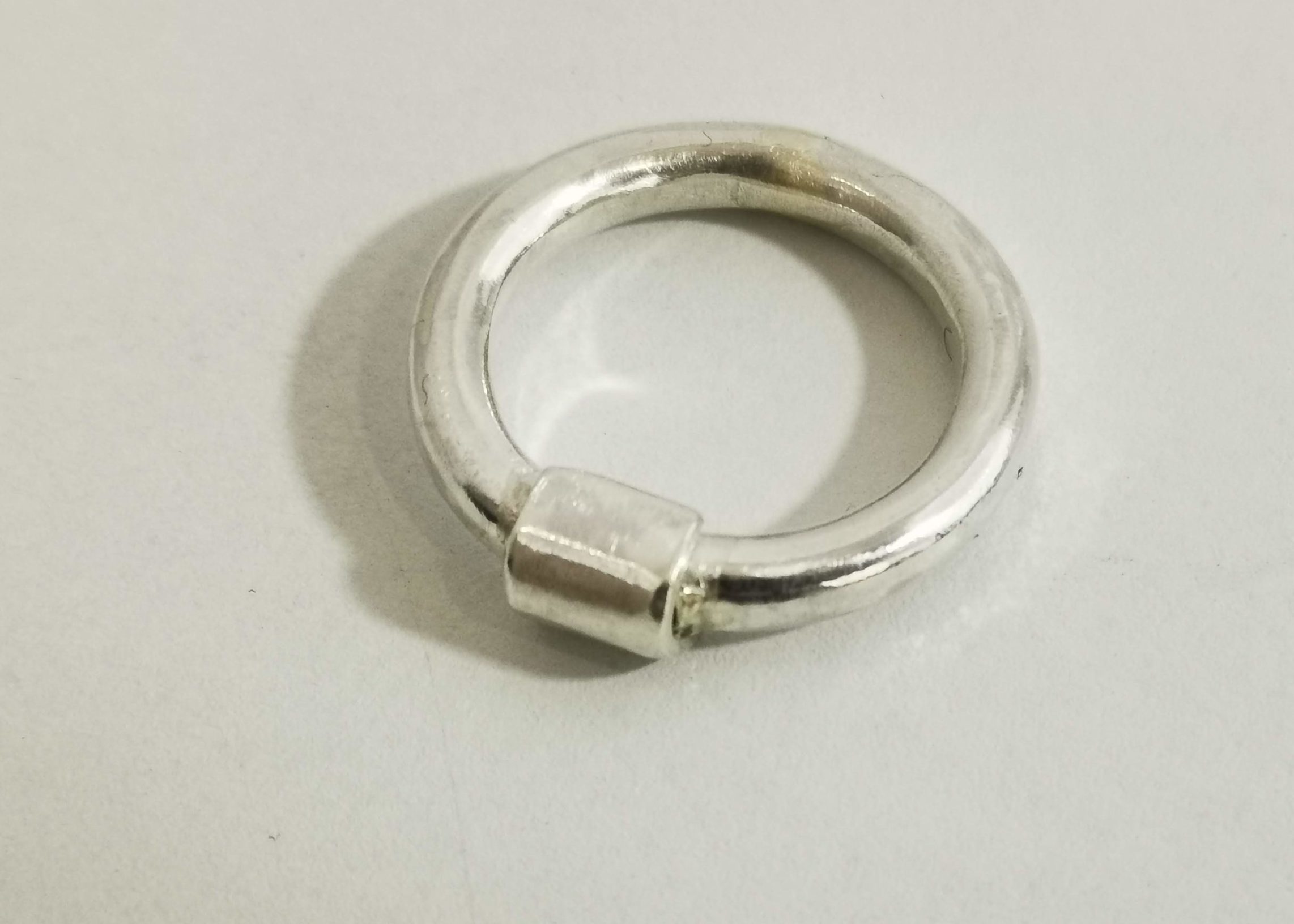 Sterling Silver Unisex Chunky Ring