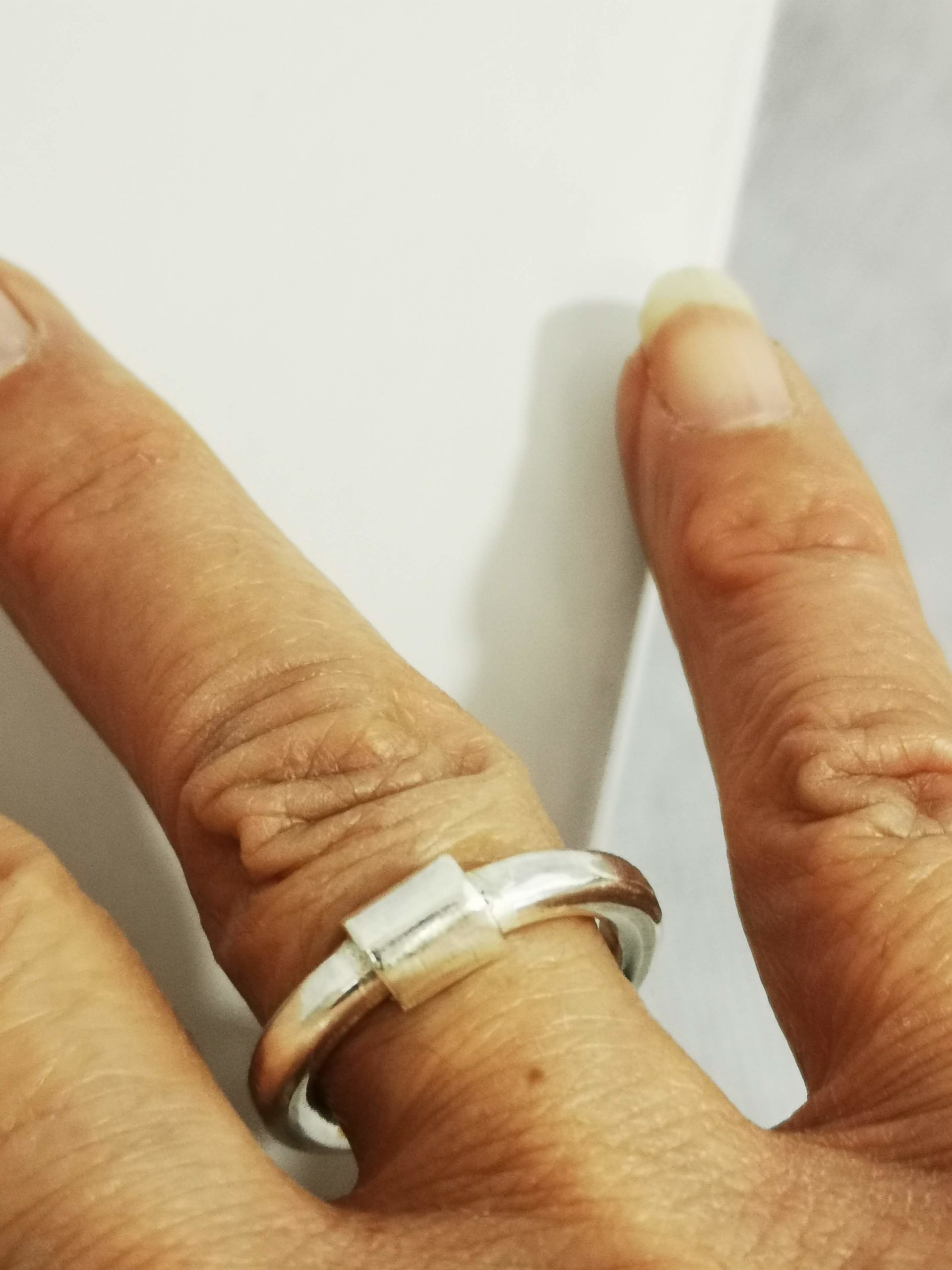 Sterling Silver Unisex Chunky Ring - Image 2
