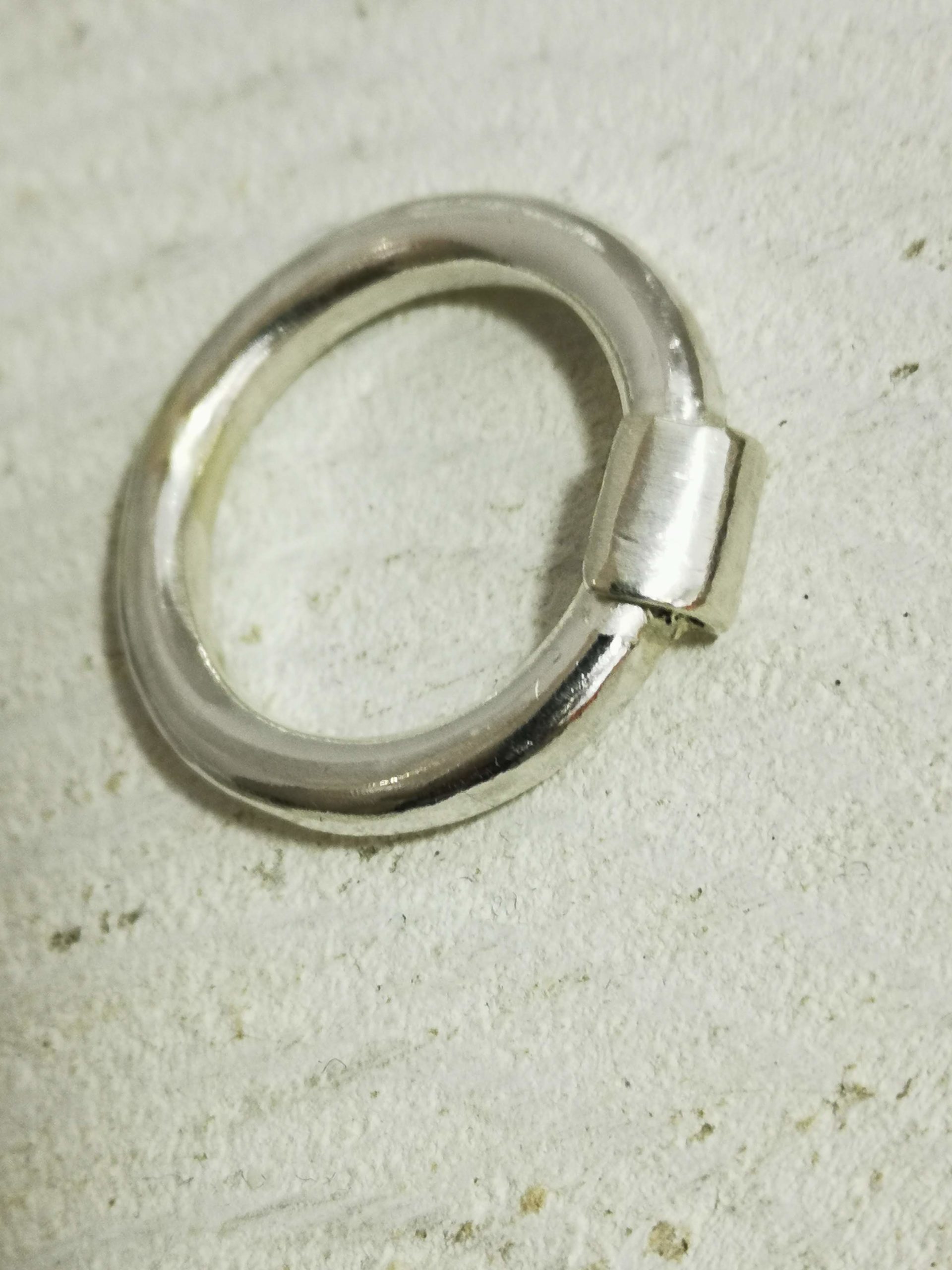 Sterling Silver Unisex Chunky Ring - Image 3