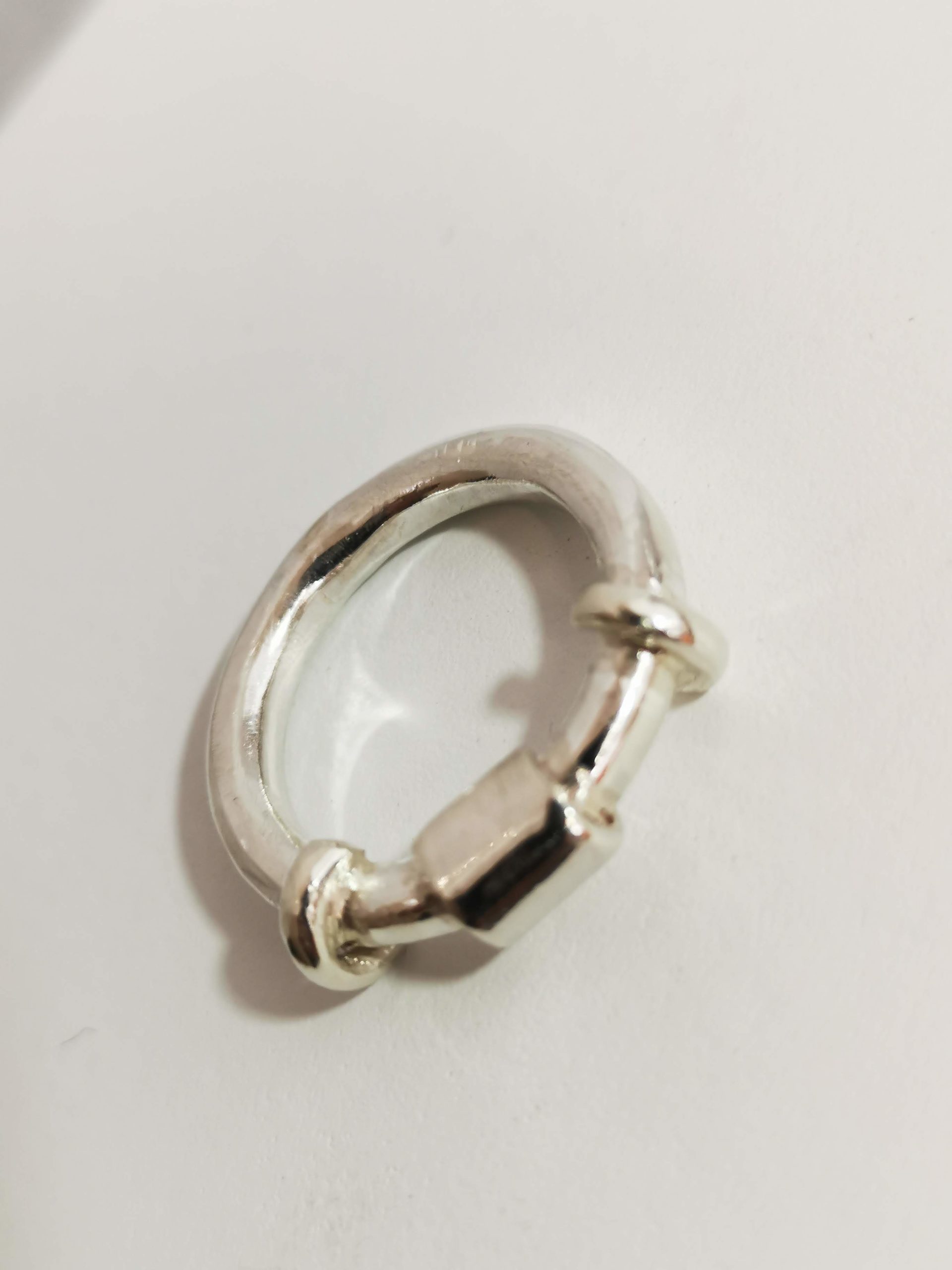 Sterling Silver Unisex Chunky Ring - Image 4
