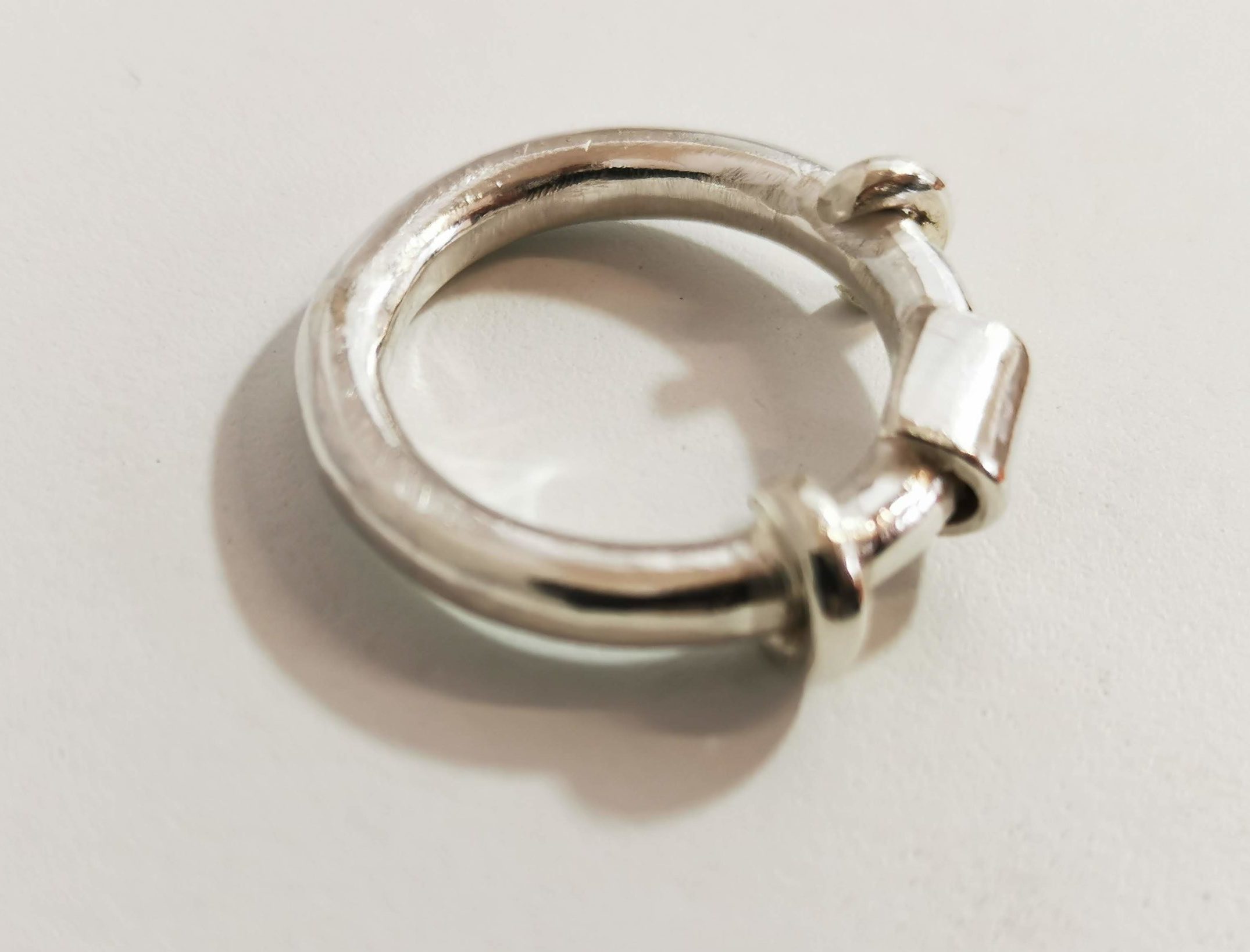 Sterling Silver Unisex Chunky Ring