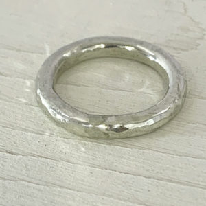 Sterling Silver Textured Ring