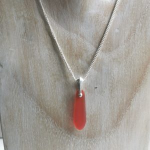 Delicate Cultured Seaglass Pendant Necklace